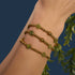 Glückslorbeer | Gold | Kleeblatt-Essenz-Armband